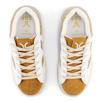 WOMEN'S C.O.B by CULTURE OF BRAVE PLAY LEATHER SNEAKER | GOLD / GLITTER WINGS