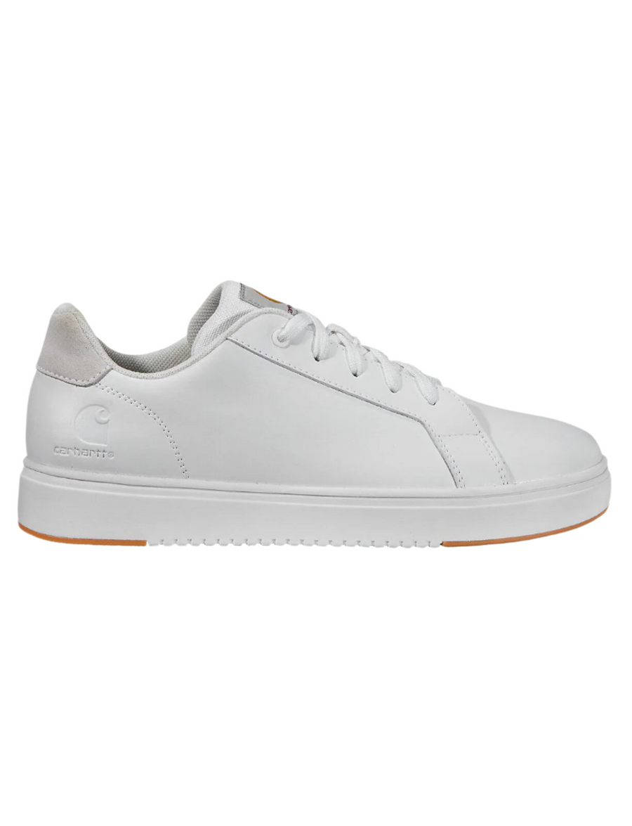 WOMEN'S CARHARTT DETROIT LEATHER SNEAKER | WHITE LEATHER