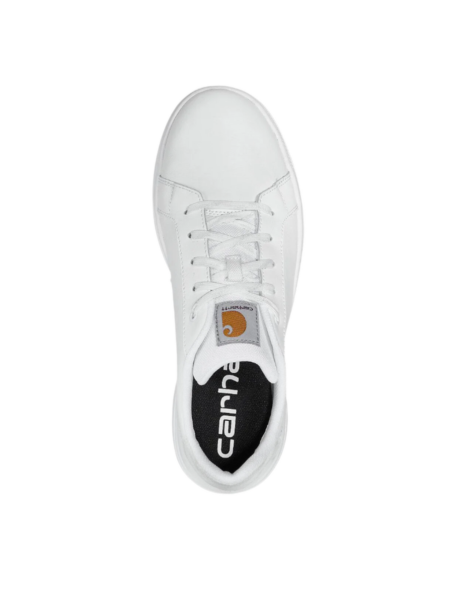 WOMEN'S CARHARTT DETROIT LEATHER SNEAKER | WHITE LEATHER