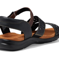 WOMEN'S CLARKS KITLY WAY SANDAL | BLACK