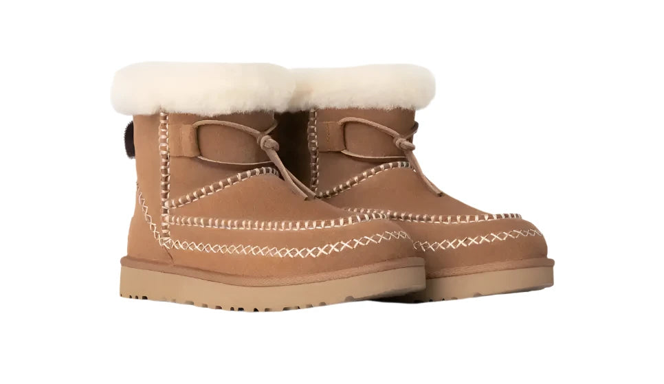 WOMEN'S UGG CLASSIC MINI ALPINE | CHESTNUT