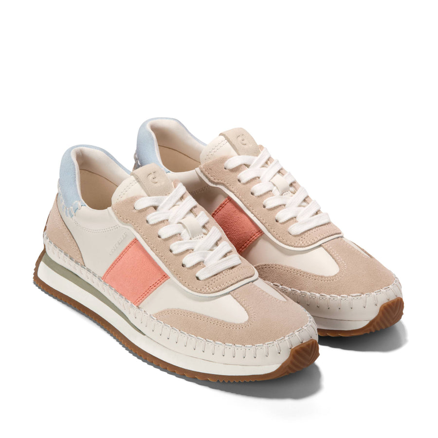 WOMEN'S COLE HAAN GRANDPRO PREMIER SNEAKER | IVORY / OAT SUEDE
