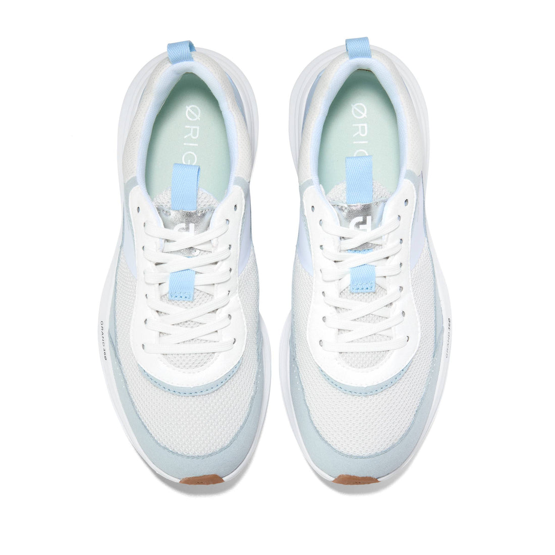 WOMEN'S COLE HAAN ORIGINALGRAND QUADSTREAK RUNNING SNEAKER | OPTIC WHITE / SKYWAY