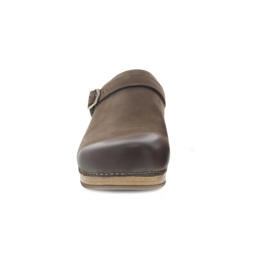 WOMEN'S DANSKO BERRY | MUSHROOM BURNISHED NUBUCK MULE