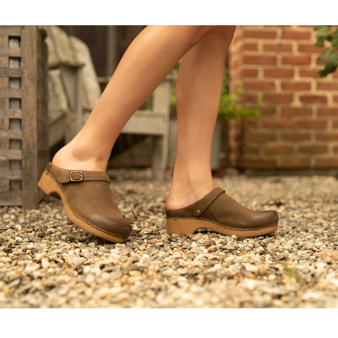 WOMEN'S DANSKO BERRY | MUSHROOM BURNISHED NUBUCK MULE