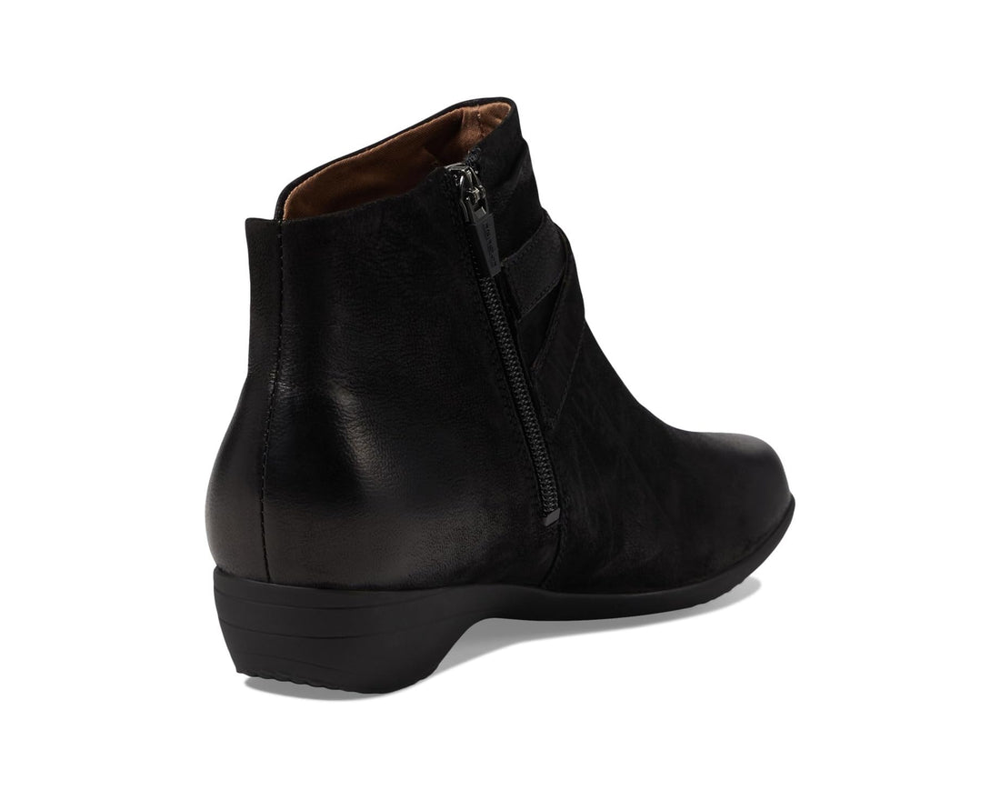 WOMEN'S DANSKO FAITHE BOOT | BLACK BURNISHED NUBUCK