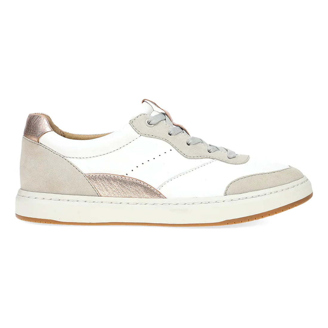 WOMEN'S DANSKO JOSEY | WHITE / ROSE GOLD NAPPA