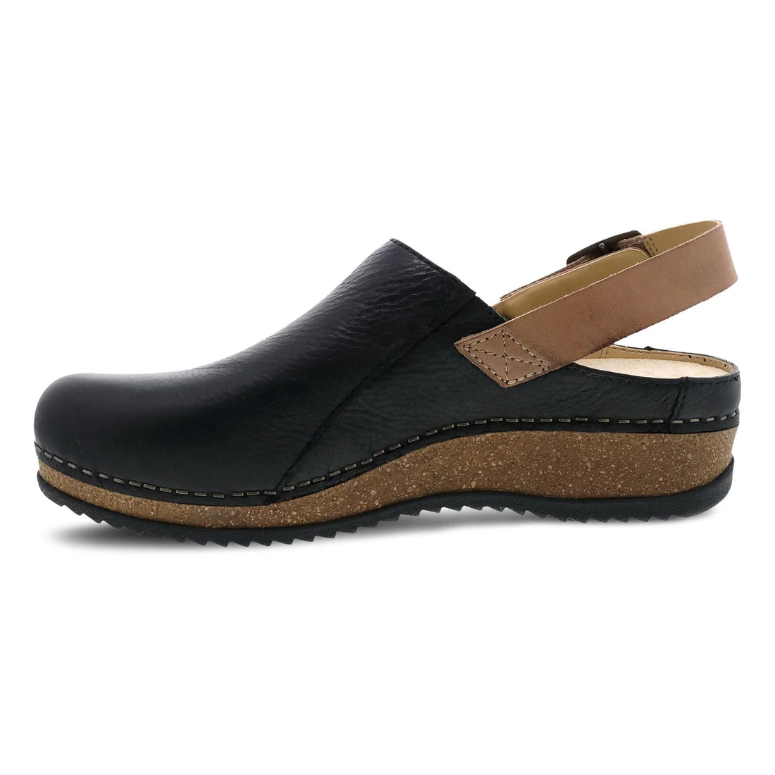 WOMEN'S DANSKO MERRIN | BLACK WAXY MILLED MULE