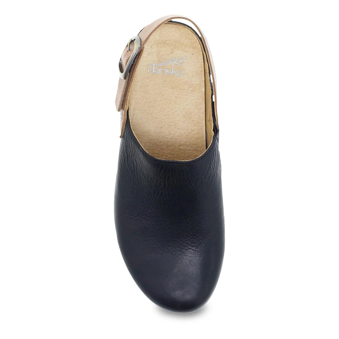 WOMEN'S DANSKO MERRIN | BLACK WAXY MILLED MULE