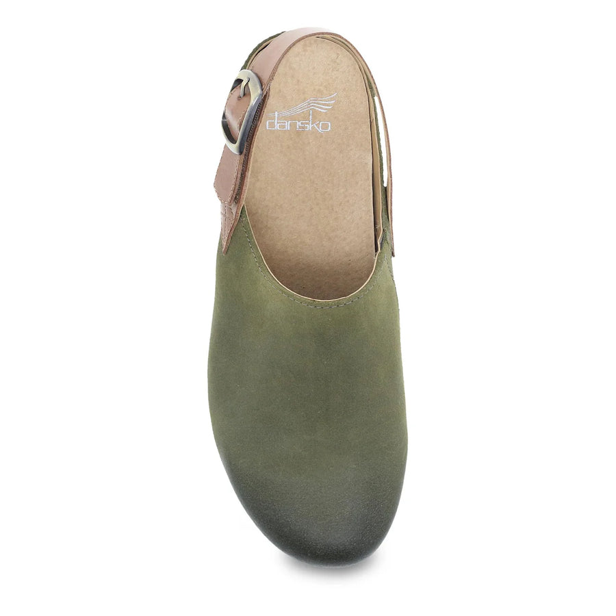 WOMEN'S DANSKO MERRIN | OLIVE BURNISHED SUEDE