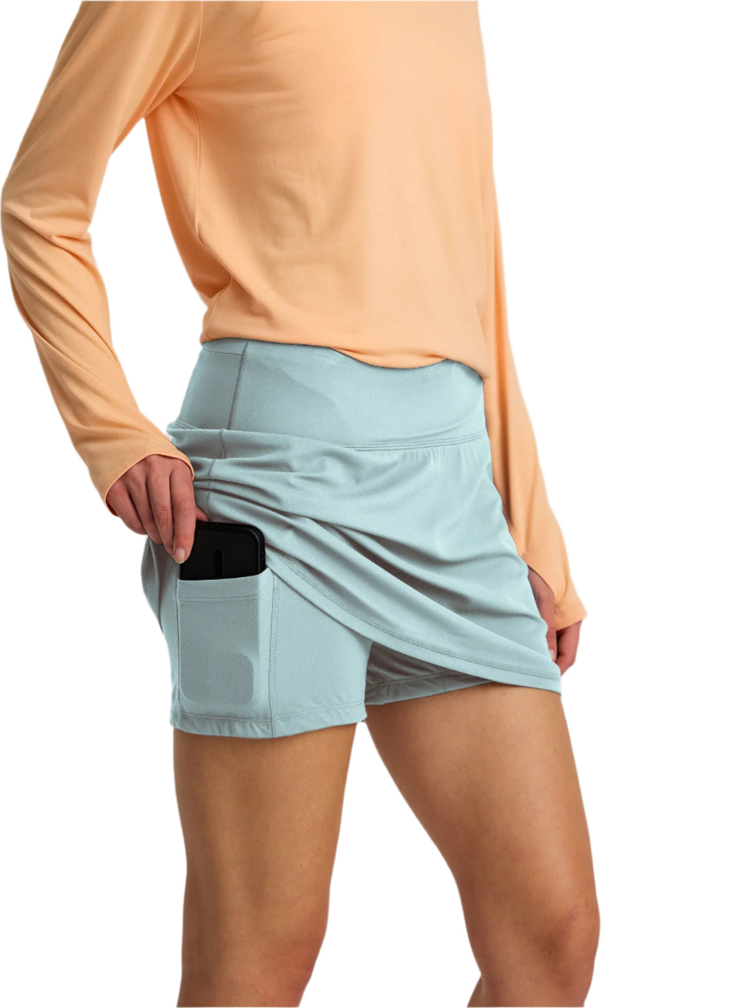 WOMEN'S FREE FLY ALL-DAY SKORT | OCEAN MIST