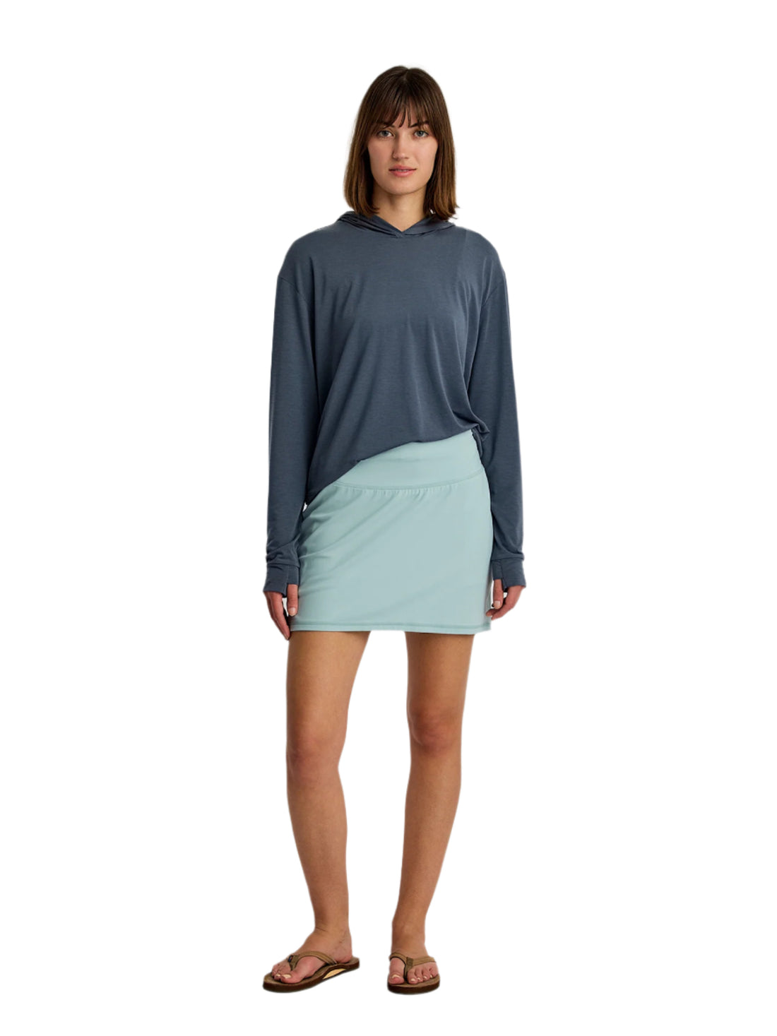 WOMEN'S FREE FLY ALL-DAY SKORT | OCEAN MIST