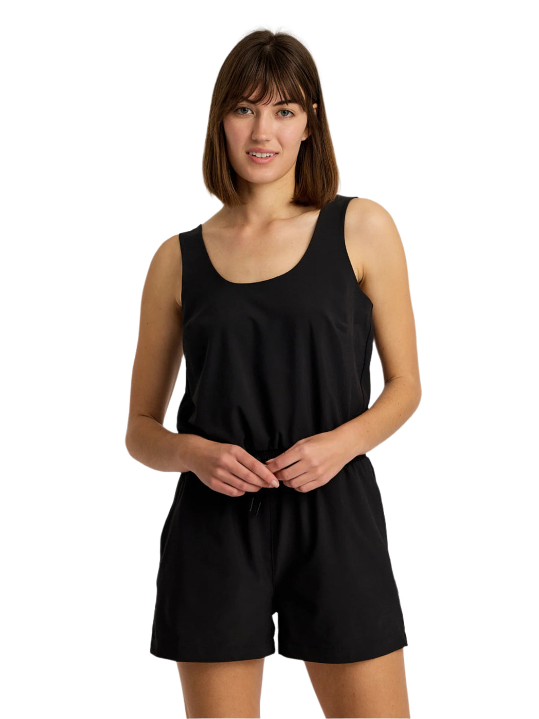 WOMEN'S FREE FLY BREEZE ROMPER | BLACK