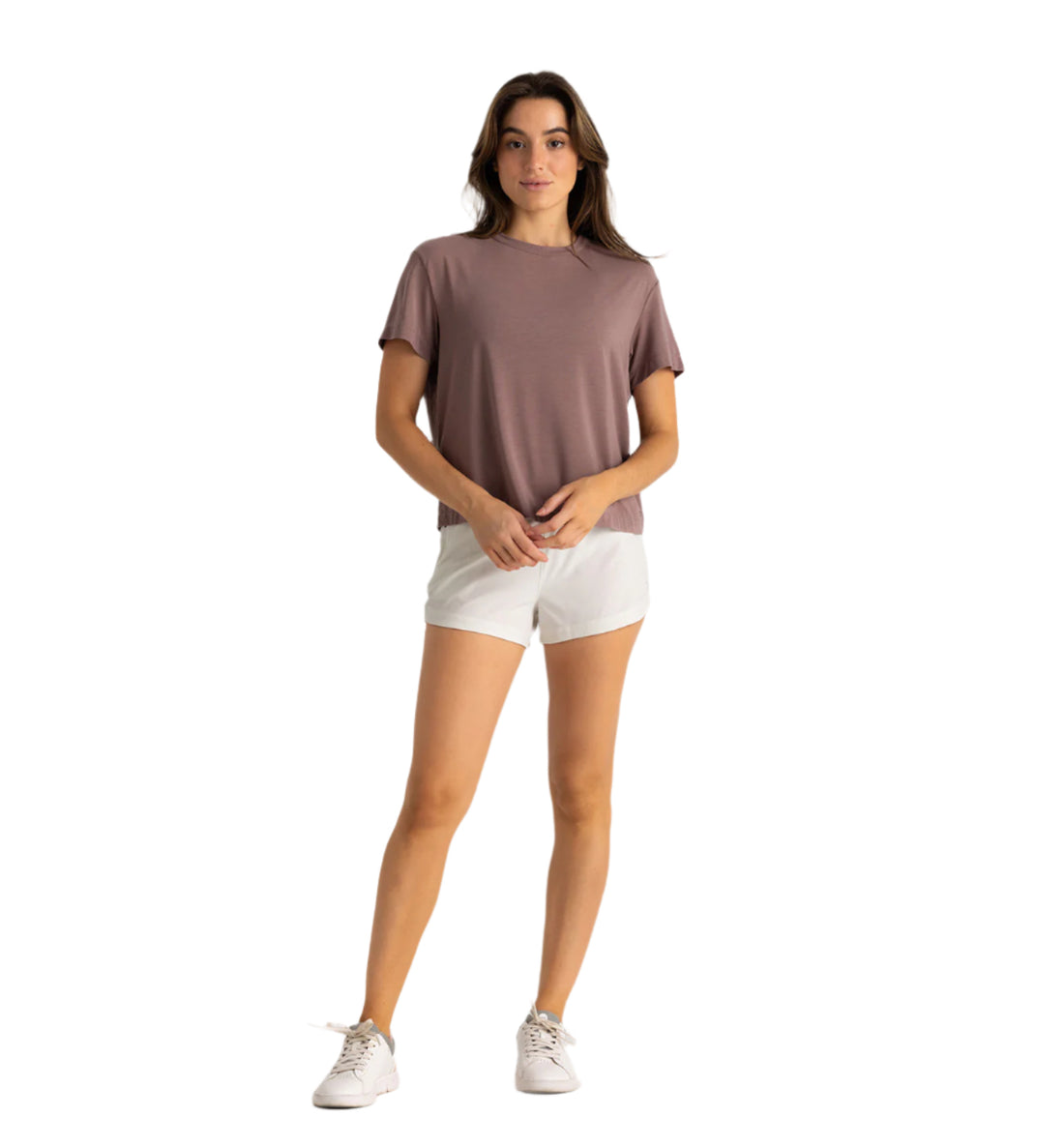 WOMEN'S FREE FLY ELEVATE LIGHTWEIGHT TEE | FIG