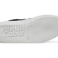 WOMEN'S GABOR 53.203.27 SNEAKER | BLACK / SILVER