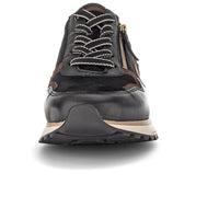 WOMEN'S GABOR 56.378.67 HOLLYWELL SNEAKER | BLACK WHISKY