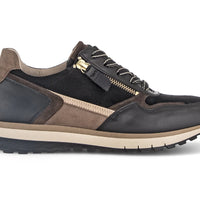 WOMEN'S GABOR 56.378.67 HOLLYWELL SNEAKER | BLACK WHISKY