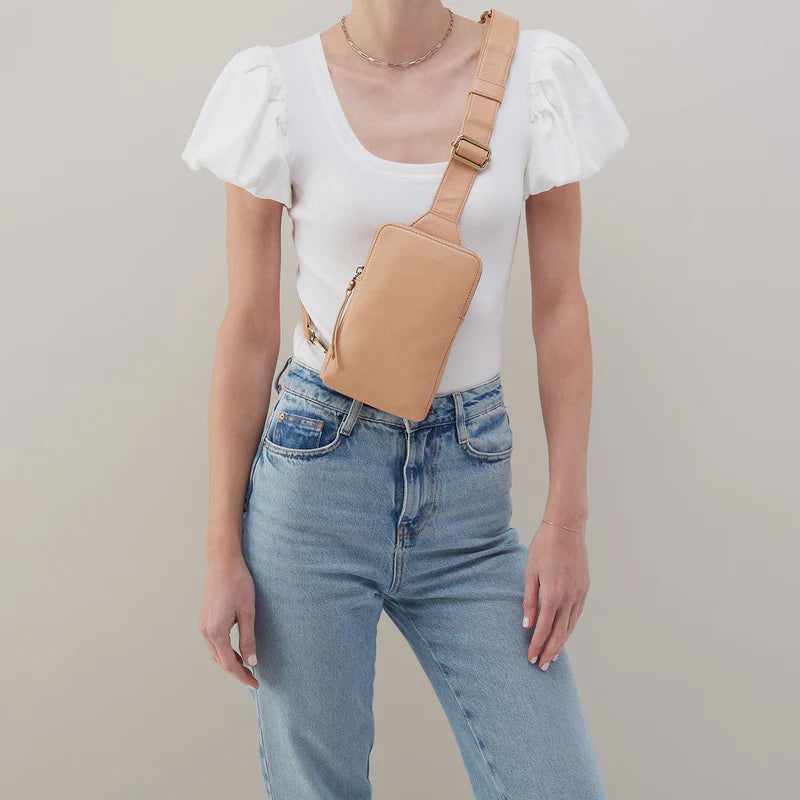 WOMEN'S HOBO GRANT SLING | PORCINI PEBBLED LEATHER