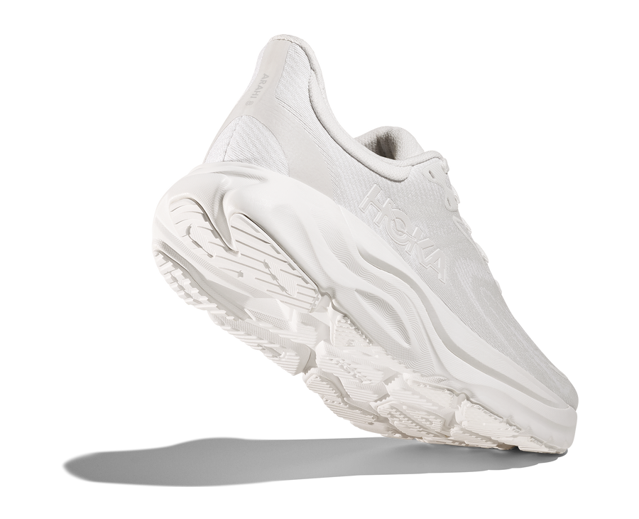 WOMEN'S HOKA ARAHI 8 | WHITE / WHITE