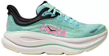 WOMEN'S HOKA BONDI 9 | BLUE SPARK / MINT FLUORITE