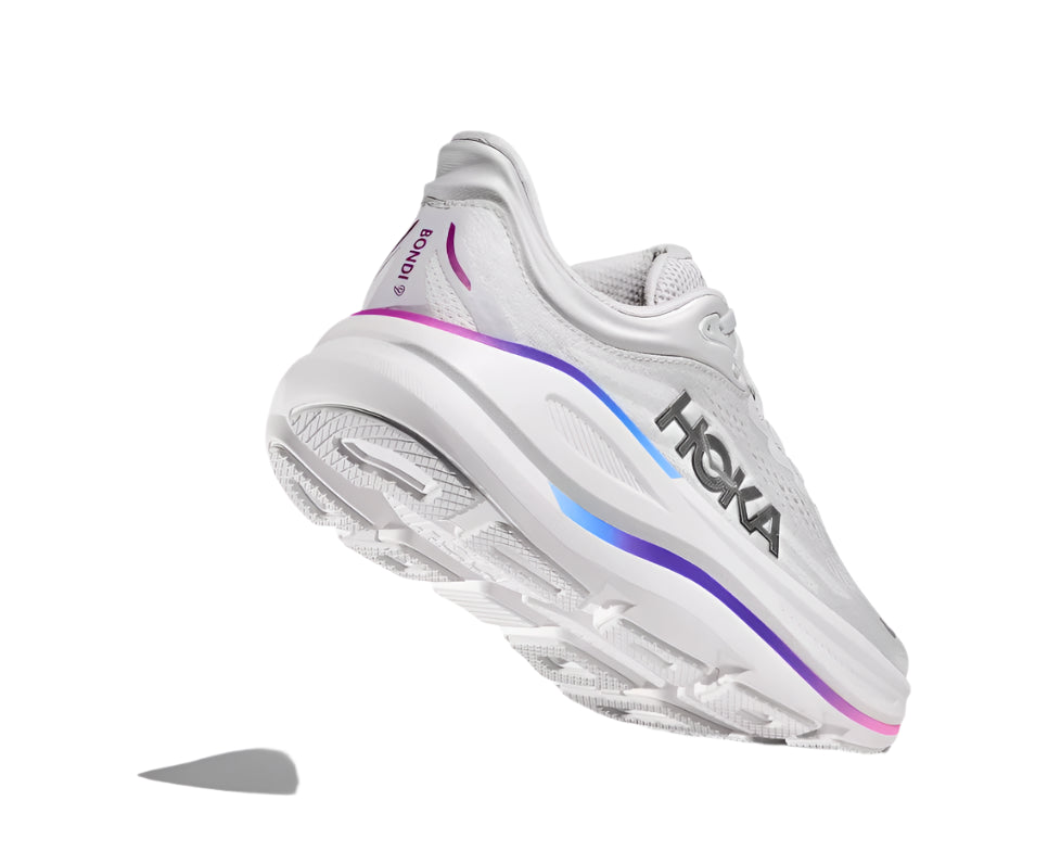 WOMEN'S HOKA BONDI 9 | COSMIC GREY / WHITE