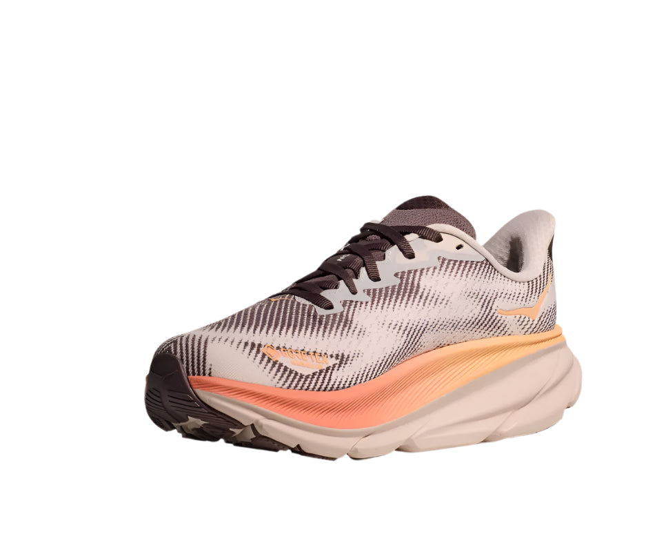 WOMEN'S HOKA CLIFTON 9 GTX | COSMIC PEARL / SMOKY QUARTZ