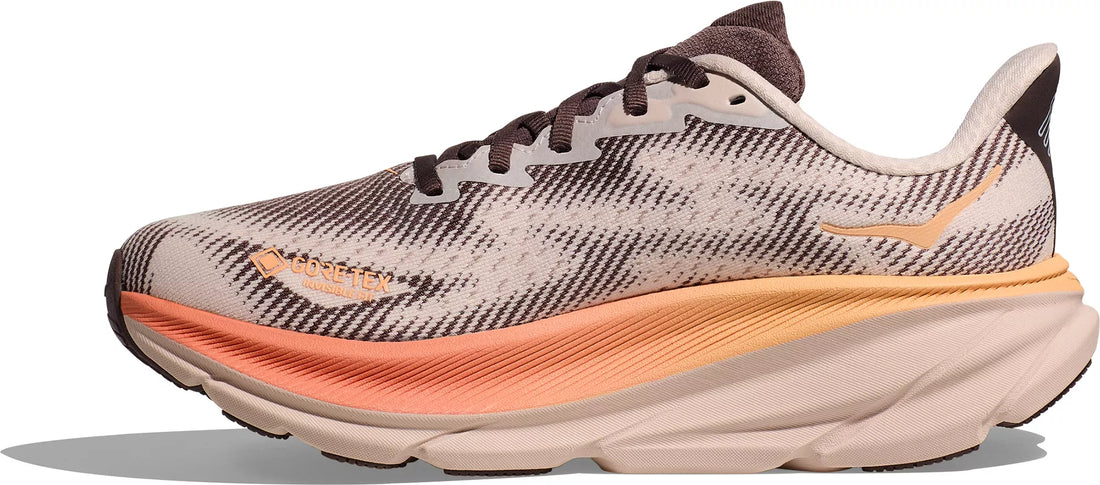 WOMEN'S HOKA CLIFTON 9 GTX | COSMIC PEARL / SMOKY QUARTZ