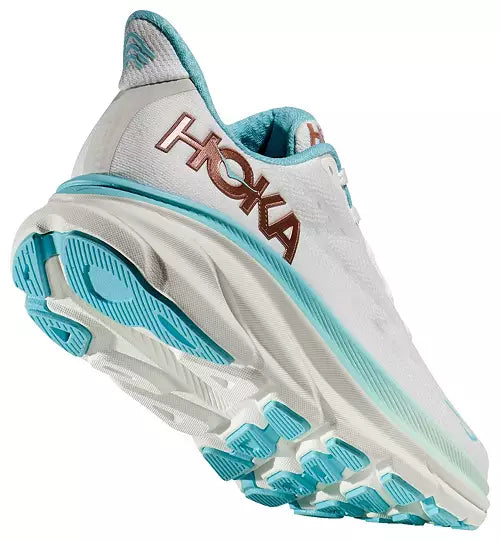 WOMEN'S HOKA CLIFTON 9 | FROST / ROSE GOLD