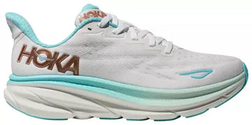 WOMEN'S HOKA CLIFTON 9 | FROST / ROSE GOLD