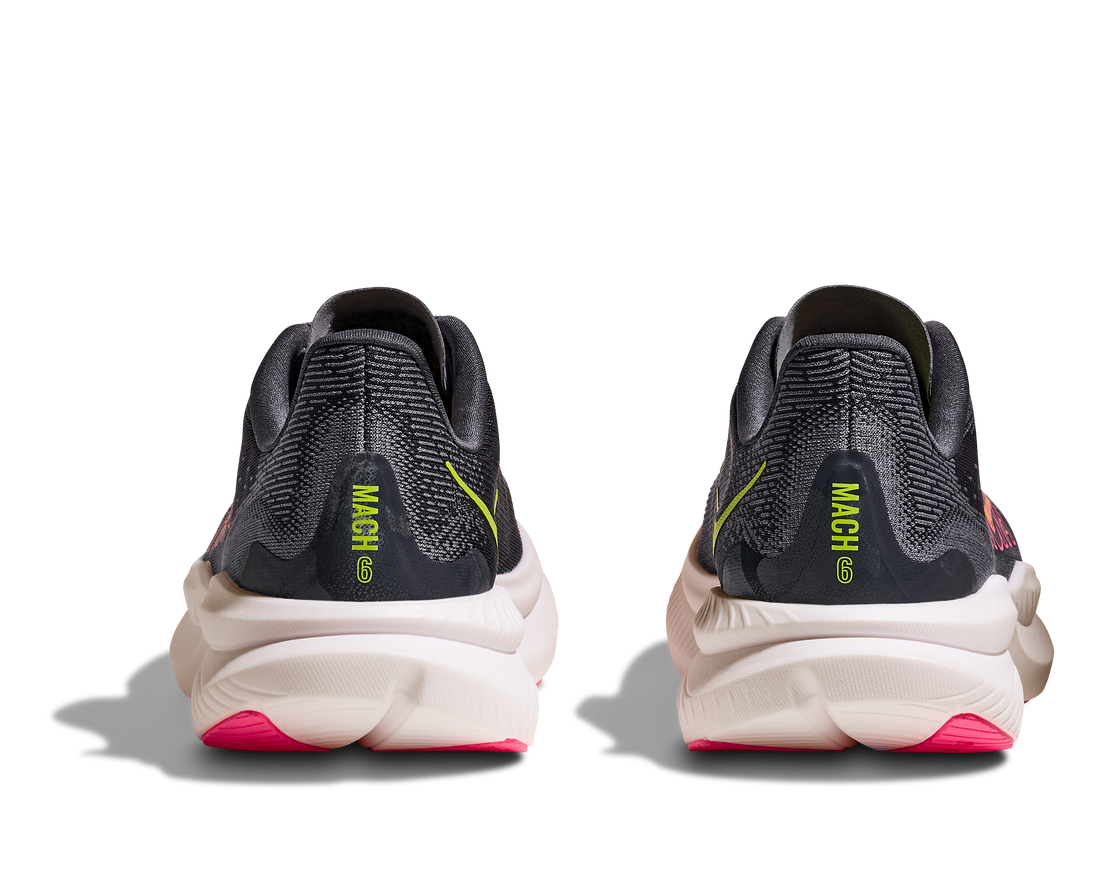 WOMEN'S HOKA MACH 6 | GREY SKIES / CHARCOAL GREY