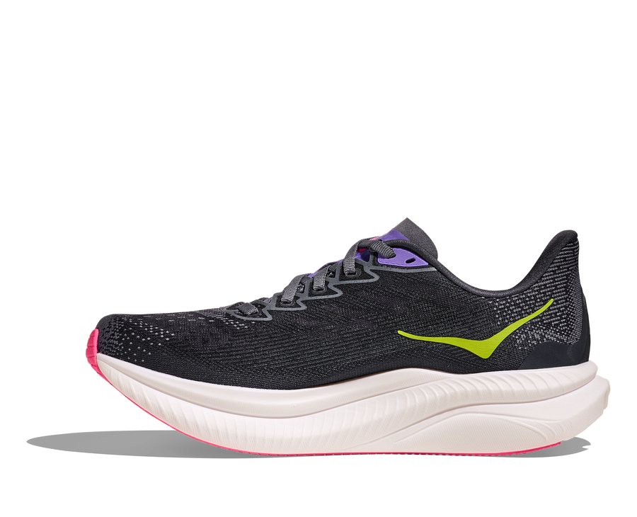 WOMEN'S HOKA MACH 6 | GREY SKIES / CHARCOAL GREY