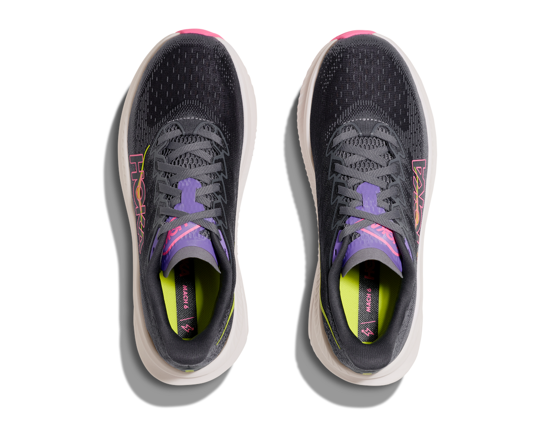 WOMEN'S HOKA MACH 6 | GREY SKIES / CHARCOAL GREY