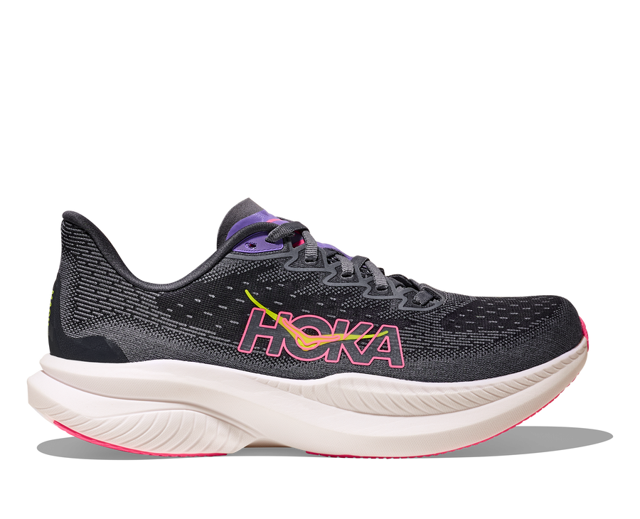 WOMEN'S HOKA MACH 6 | GREY SKIES / CHARCOAL GREY