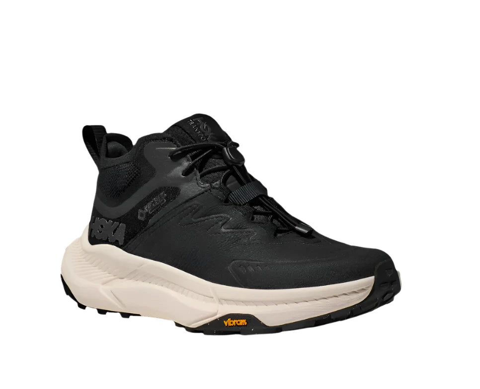 WOMEN'S HOKA TRANSPORT CHUKKA GTX | BLACK / ALABASTER