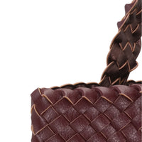 WOMEN'S ILSE JACOBSEN HANDBAG | MAROON / EBONY