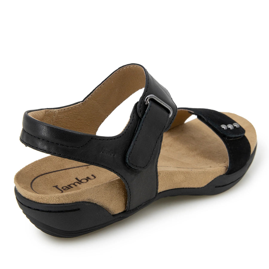 WOMEN'S JAMBU MORGAN SANDAL | BLACK