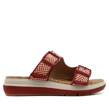 WOMEN'S JBU BY JAMBU KONA | RED / CREAM RAFIA