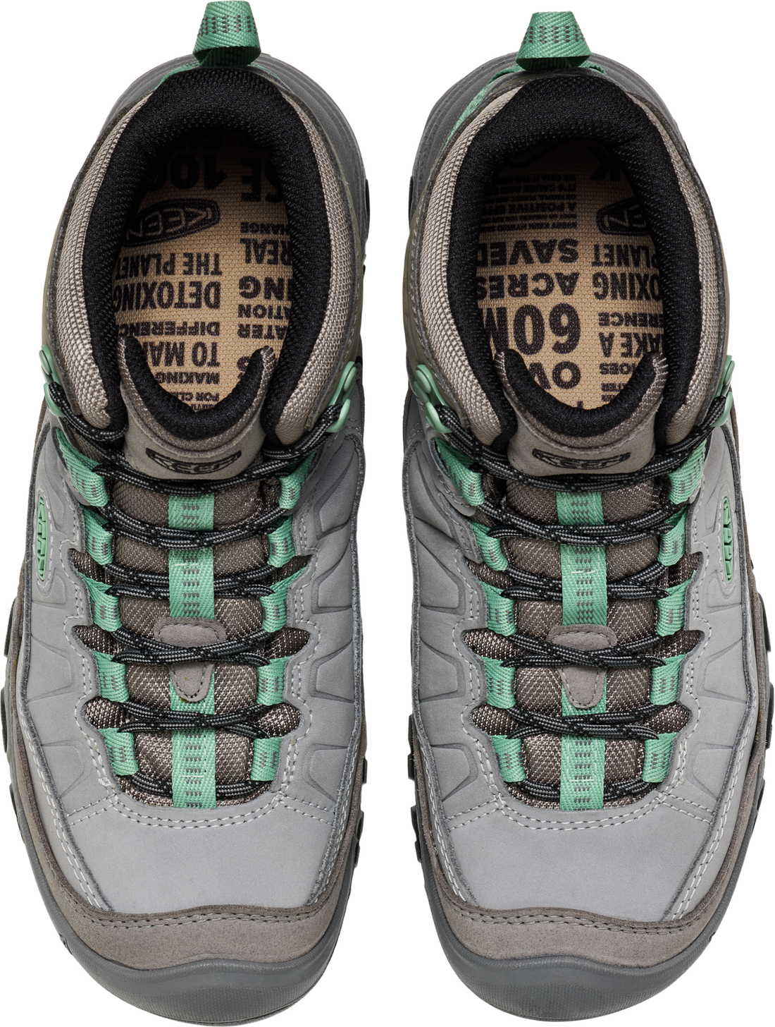 WOMEN'S KEEN TARGHEE IV WATERPROOF HIKING BOOT | ALLOY | GRANITE GREEN