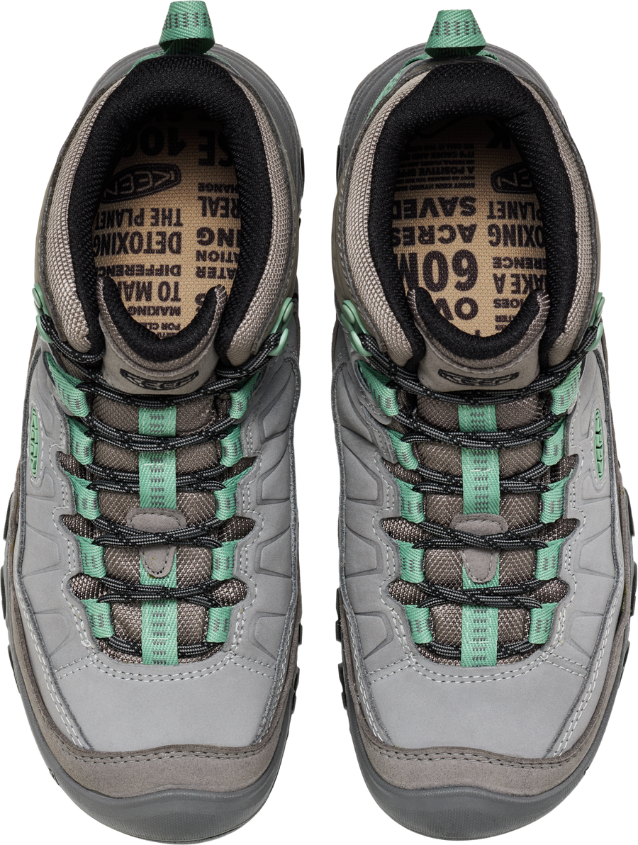 WOMEN'S KEEN TARGHEE IV WATERPROOF HIKING BOOT | ALLOY | GRANITE GREEN