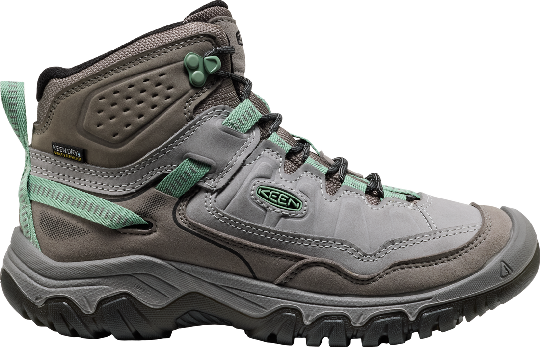 WOMEN'S KEEN TARGHEE IV WATERPROOF HIKING BOOT | ALLOY | GRANITE GREEN
