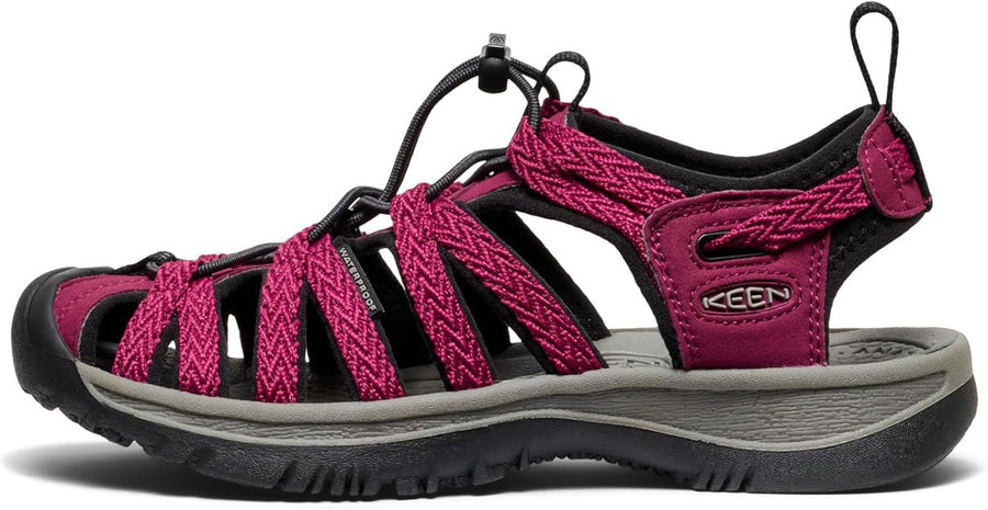 WOMEN'S KEEN WHISPER | BEAUJOLAIS / BLACK