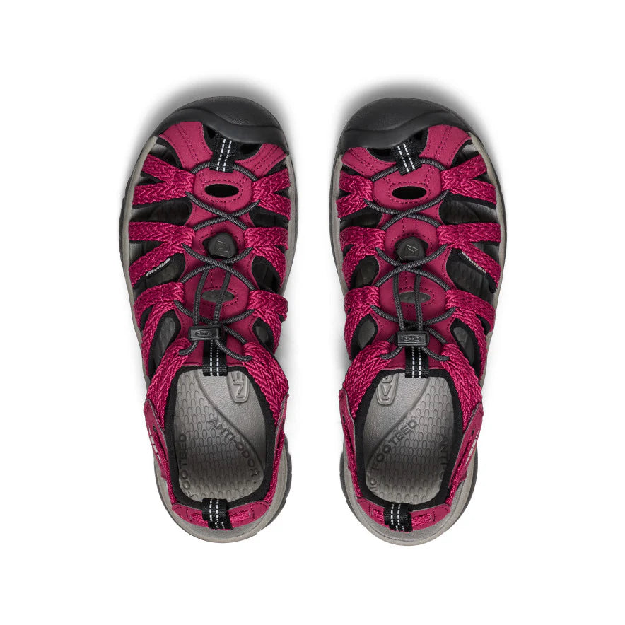 WOMEN'S KEEN WHISPER | BEAUJOLAIS / BLACK