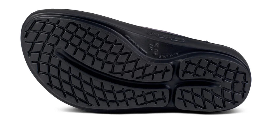 WOMEN'S OOFOS OOLALA LUXE SANDAL | MIDNIGHT SPECTRE