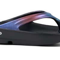 WOMEN'S OOFOS OOLALA LUXE SANDAL | MIDNIGHT SPECTRE