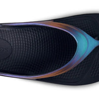 WOMEN'S OOFOS OOLALA LUXE SANDAL | MIDNIGHT SPECTRE