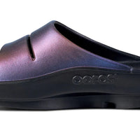 WOMEN'S OOFOS OOLALA LUXE SLIDE | MIDNIGHT SPECTRE