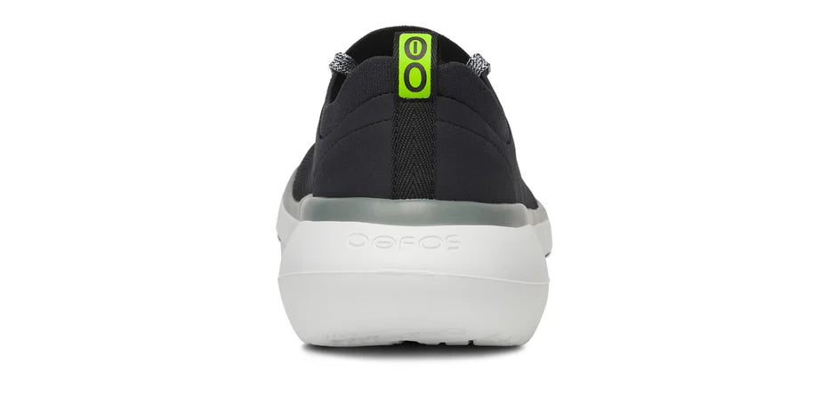 WOMEN'S OOFOS OOMY STRIDE | WHITE / BLACK