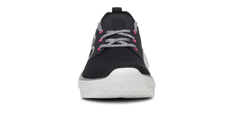 WOMEN'S OOFOS OOMY STRIDE | WHITE / BLACK