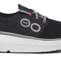 WOMEN'S OOFOS OOMY STRIDE | WHITE / BLACK