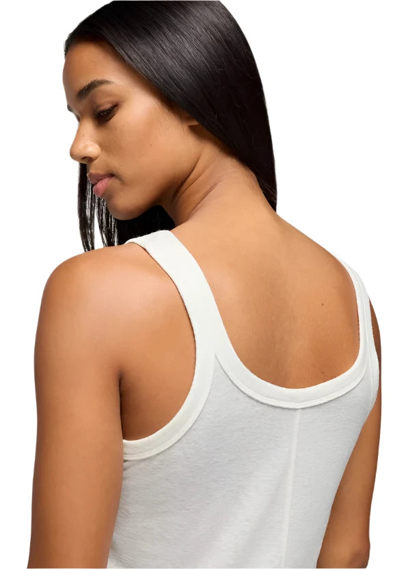WOMEN'S PRANA COZY UP TANK | SOFT WHITE